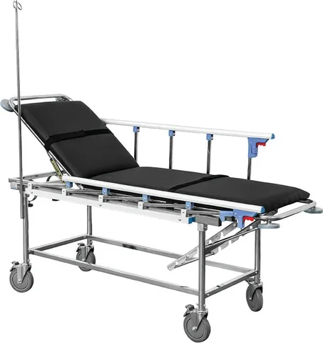 Chariot brancard inox Chariot brancard de transfert