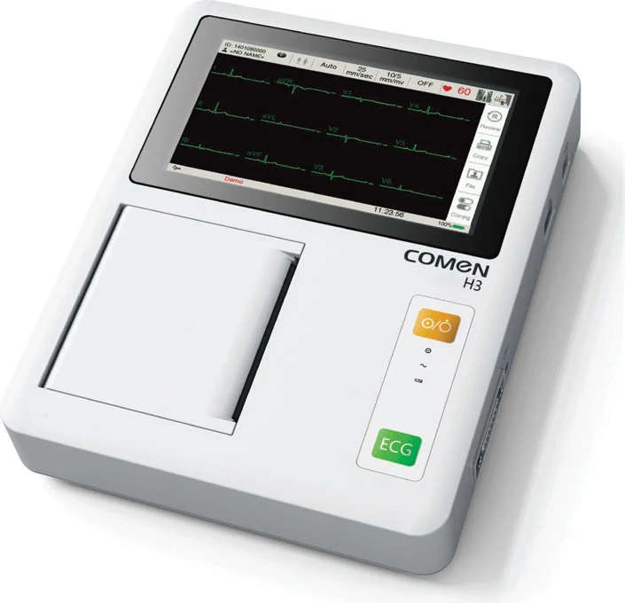 Électrocardiographe portable 3/6 canaux H3