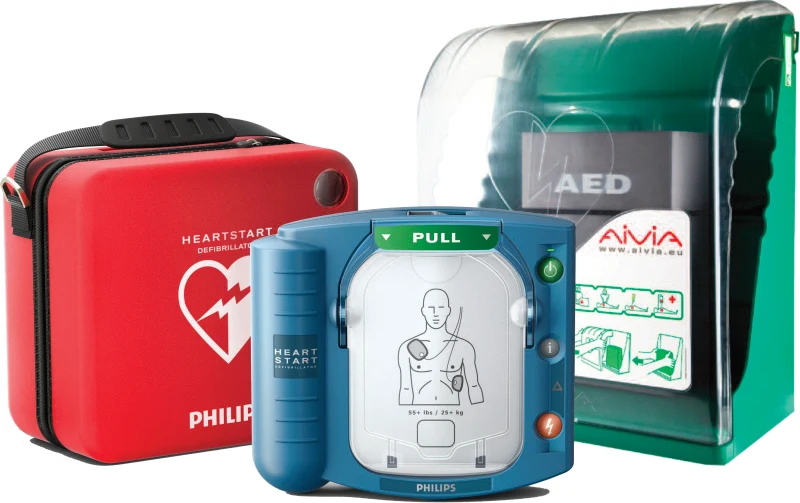 Défibrillateur semi-automatique HeartStart HS1