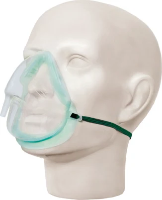 Masque à usage unique avec tubulure Masque à oxygène moyenne concentration – adulte